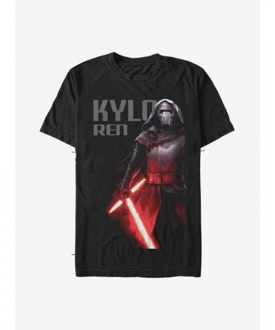 Star Wars: The Force Awakens Dark Station T-Shirt $7.61 T-Shirts