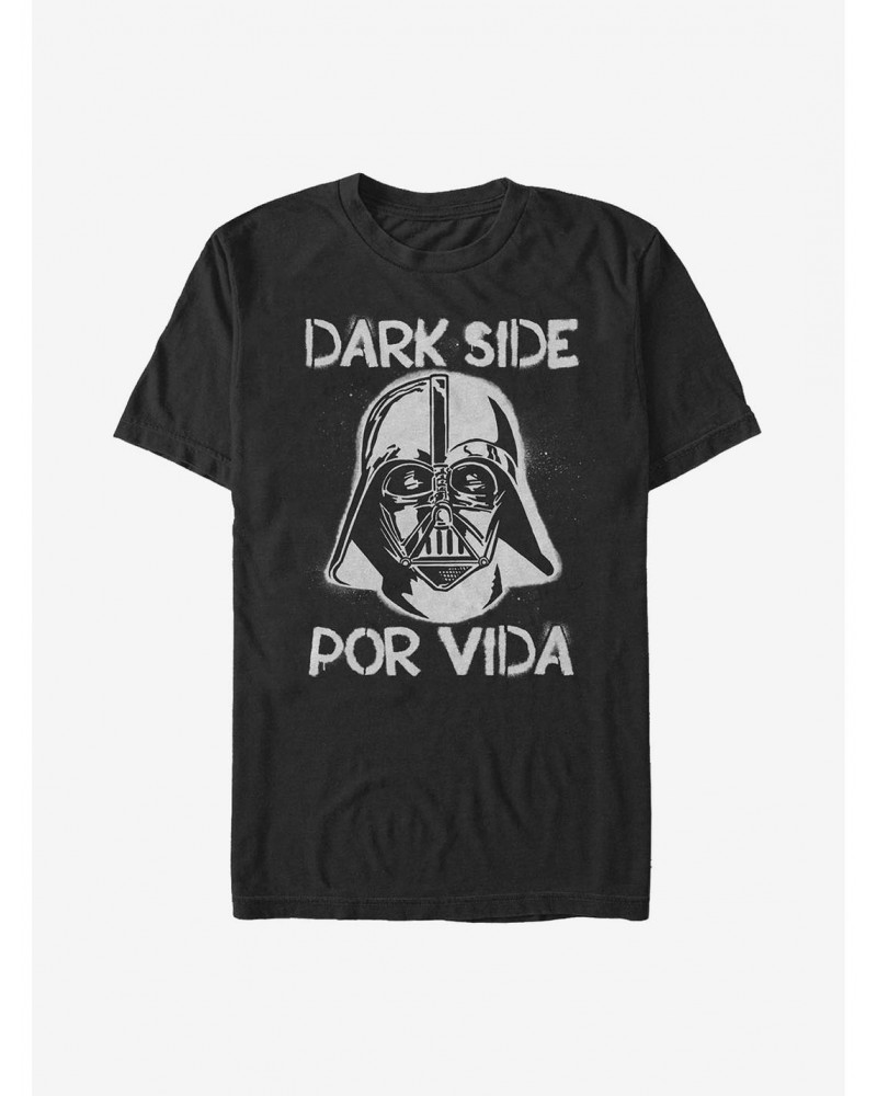 Star Wars Dark Side Por Vida T-Shirt $6.52 T-Shirts