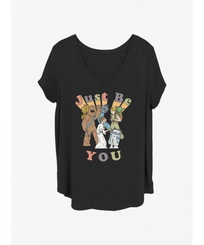 Star Wars Just Be You Girls T-Shirt Plus Size $7.63 T-Shirts