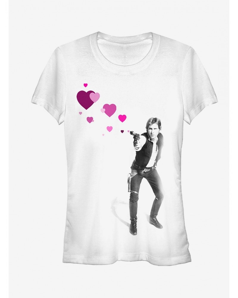 Star Wars Han Shot Hearts Girls T-Shirt $8.09 T-Shirts