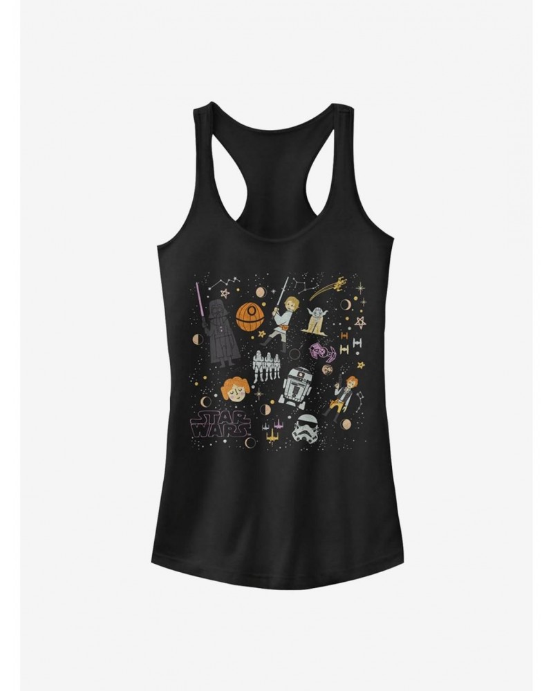 Star Wars Collage Girls Tank $8.96 Tanks