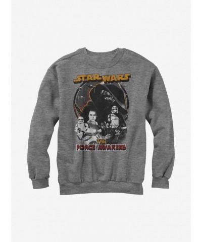 Star Wars Episode VII The Force Awakens Distressed Sweatshirt $10.33 Sweatshirts