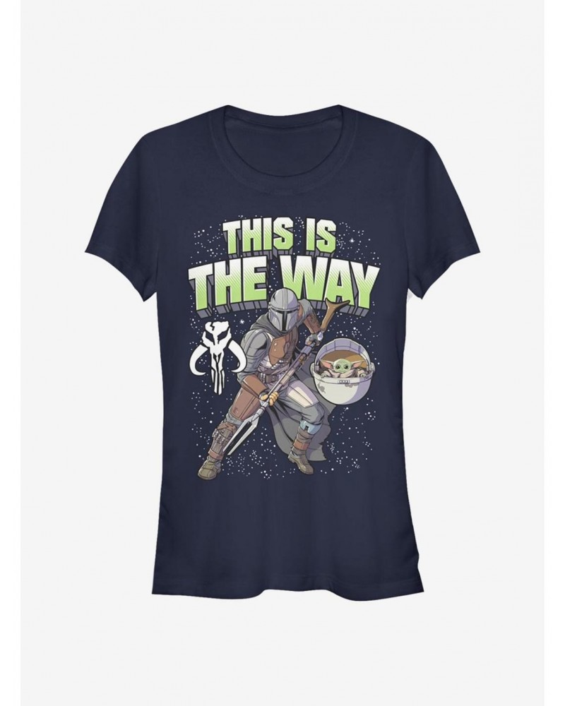 Star Wars The Mandalorian The Mando Way Girls T-Shirt $5.02 T-Shirts