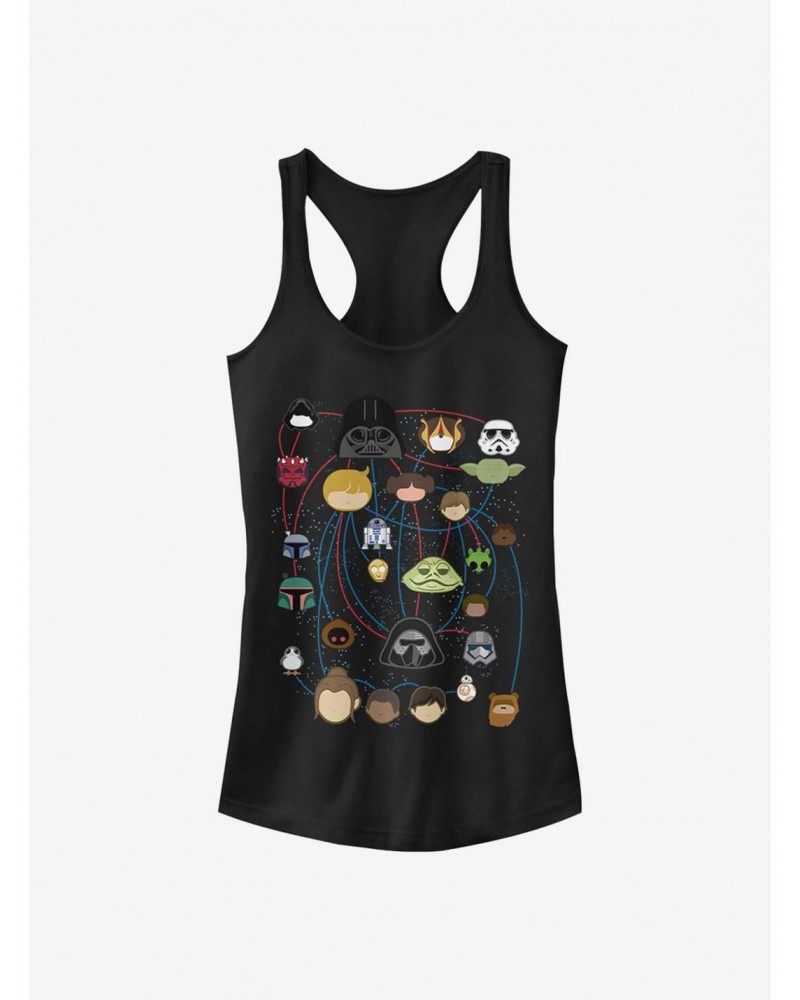 Star Wars Family Tree Girls Tank $6.97 Tanks