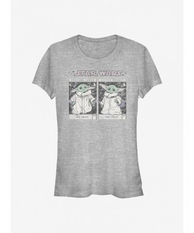 Star Wars The Mandalorian The Child Double Tarot Girls T-Shirt $5.34 T-Shirts