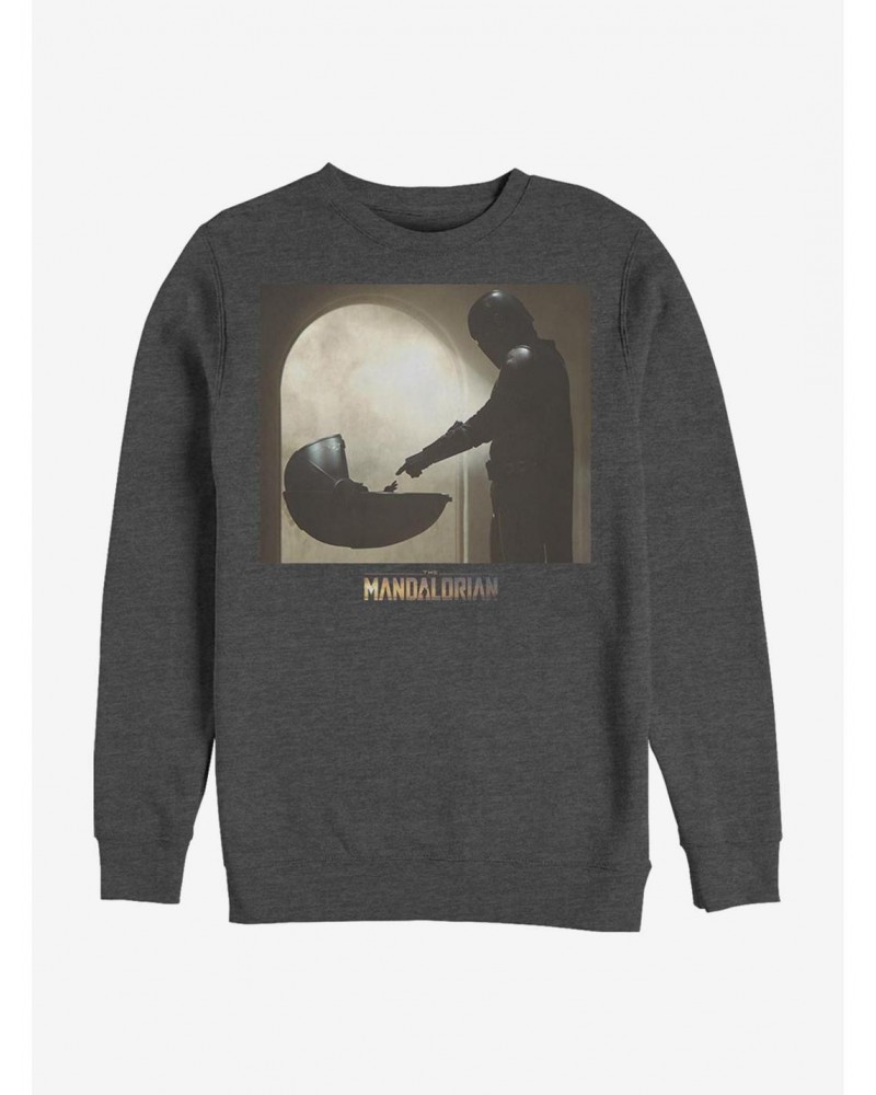 Star Wars The Mandalorian The Child Scene Crew Sweatshirt $13.58 Sweatshirts