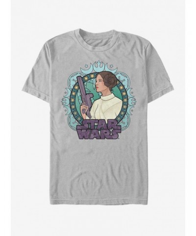 Star Wars Leia Glass T-Shirt $5.44 T-Shirts