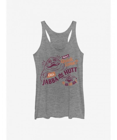 Star Wars Jabba Loans Girls Tank Top $9.32 Tops