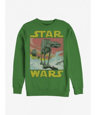 Star Wars Classic Commic AT-AT Crew Sweatshirt $10.04 Sweatshirts