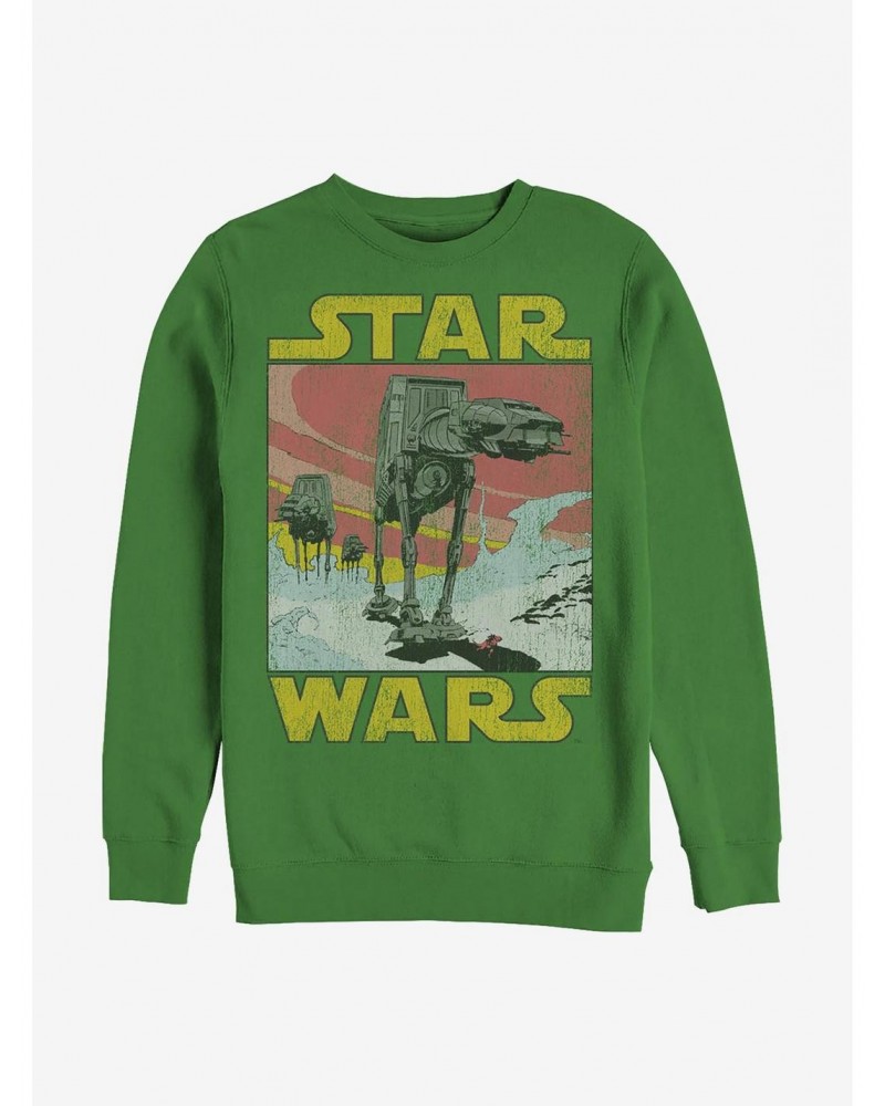 Star Wars Classic Commic AT-AT Crew Sweatshirt $10.04 Sweatshirts