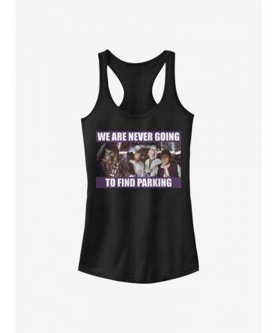 Star Wars Never Going To Find Parking Girls Tank $7.97 Tanks