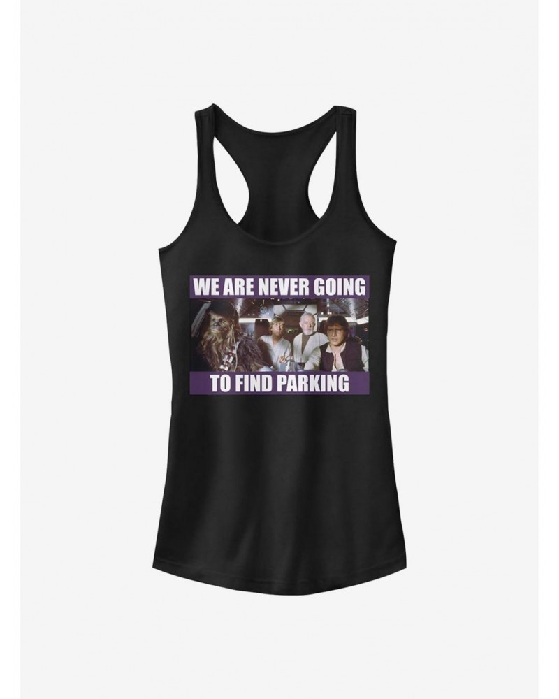 Star Wars Never Going To Find Parking Girls Tank $7.97 Tanks