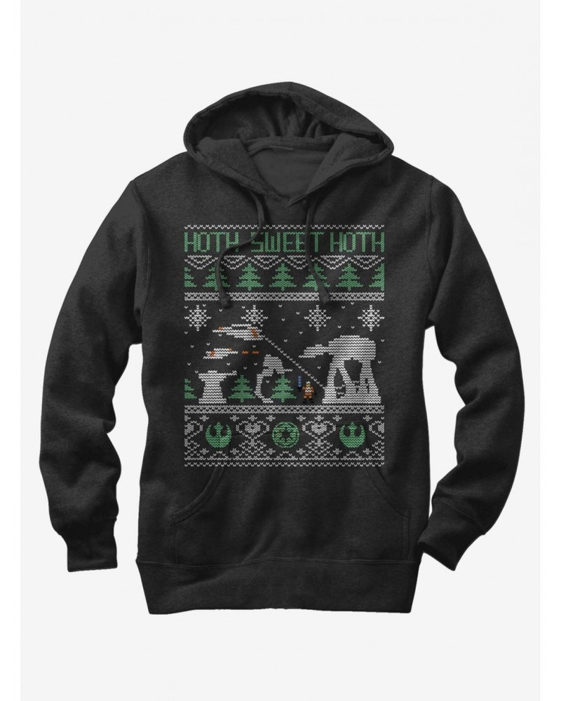 Star Wars Hoth Sweet Hoth Ugly Christmas Sweater Girls Hoodie $12.93 Hoodies