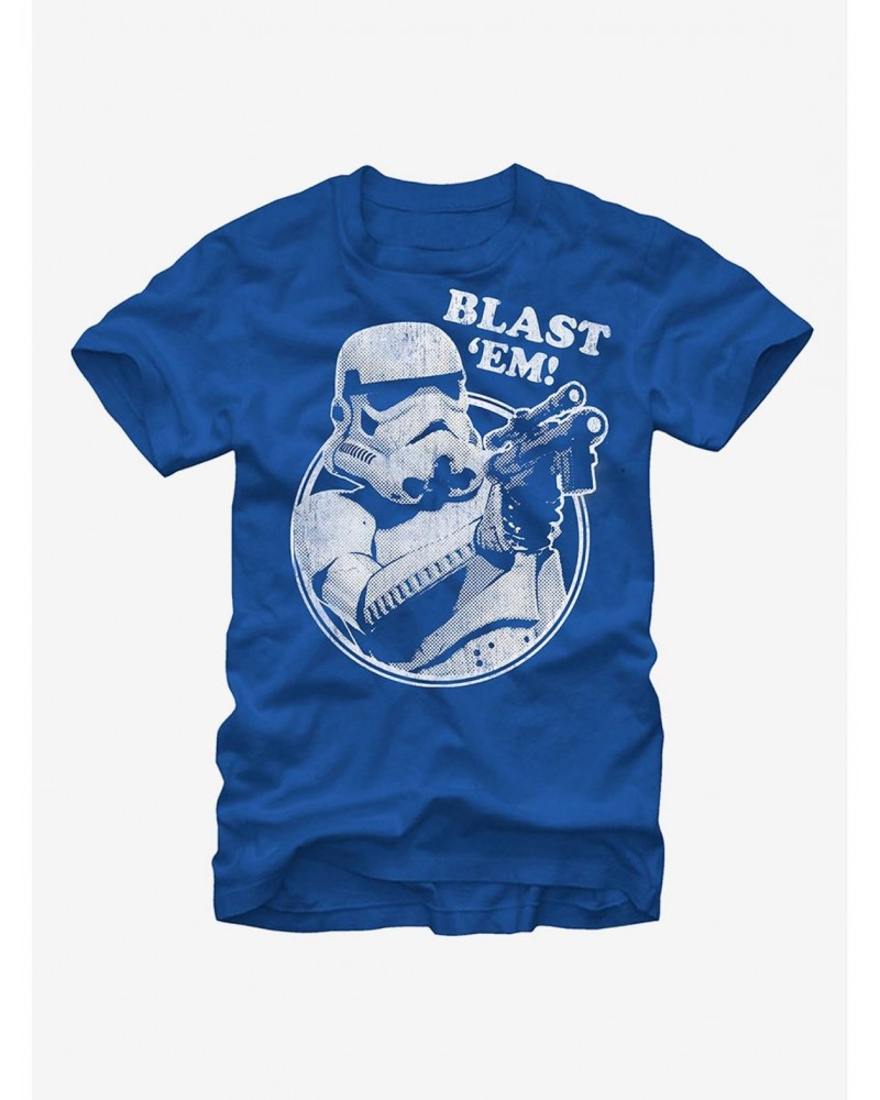 Star Wars Stormtrooper Blast Em T-Shirt $6.52 T-Shirts