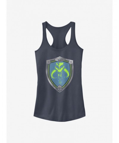 Star Wars The Mandalorian Mando Shield Girls Tank $9.56 Tanks