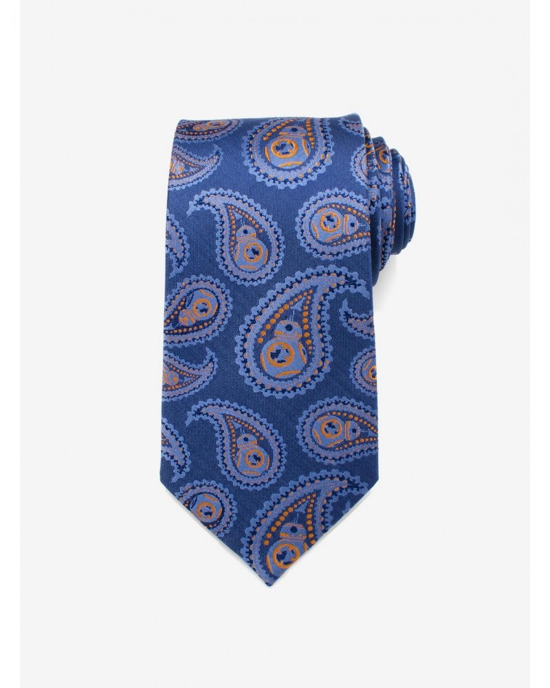 Star Wars BB-8 Blue Paisley Tie $29.39 Ties