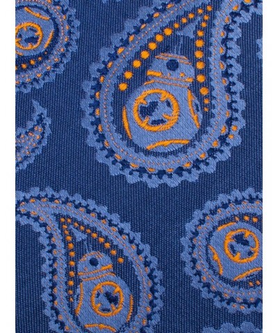 Star Wars BB-8 Blue Paisley Tie $29.39 Ties