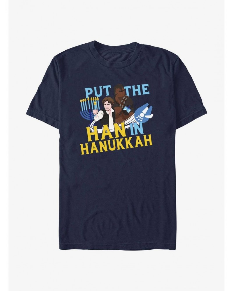 Star Wars Han In Hanukkah T-Shirt $5.44 T-Shirts