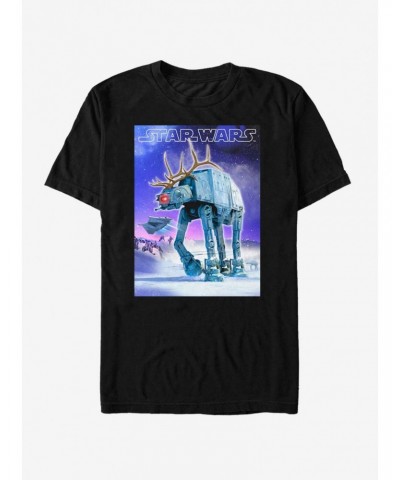 Star Wars Red Nose AT-AT Reindeer T-Shirt $4.97 T-Shirts