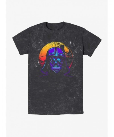 Star Wars Outrun Vader Mineral Wash T-Shirt $7.74 T-Shirts