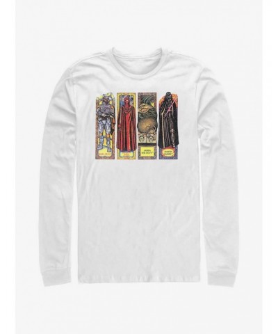 Star Wars Return of the Jedi 40th Anniversary Stained Glass Characters Long-Sleeve T-Shirt $8.42 T-Shirts