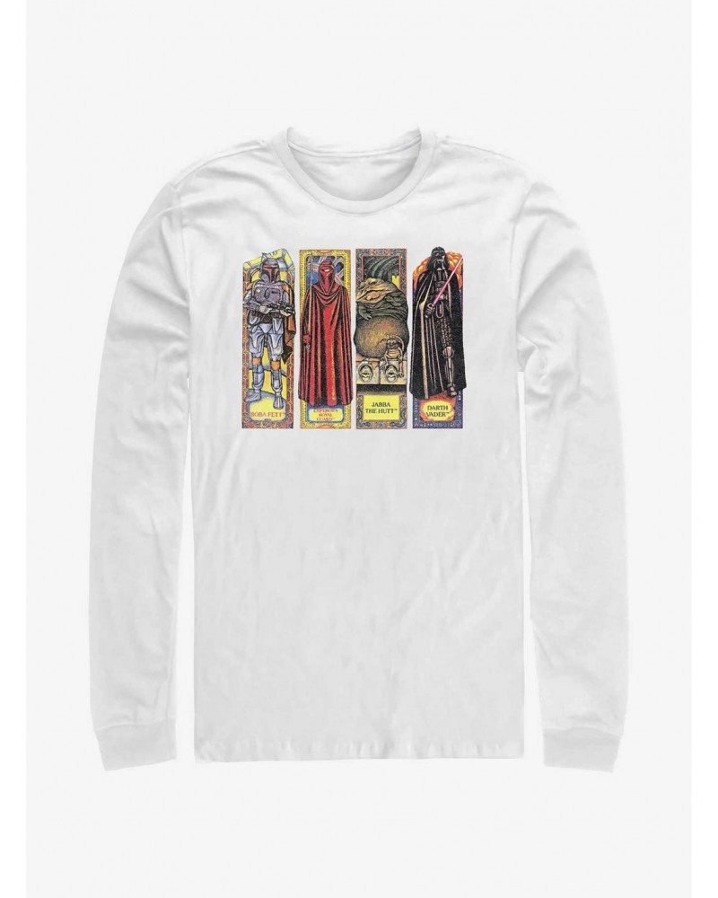 Star Wars Return of the Jedi 40th Anniversary Stained Glass Characters Long-Sleeve T-Shirt $8.42 T-Shirts