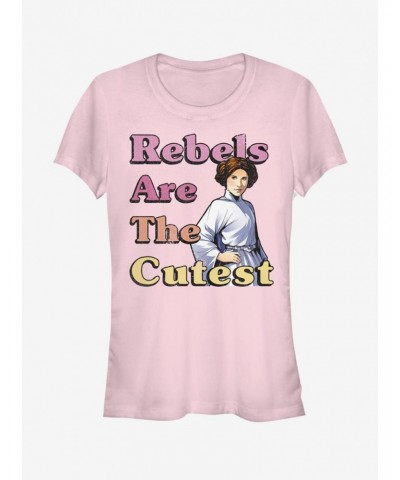 Star Wars Star Wars Princess Leia Rebels Are The Cutest Girls T-Shirt $6.31 T-Shirts