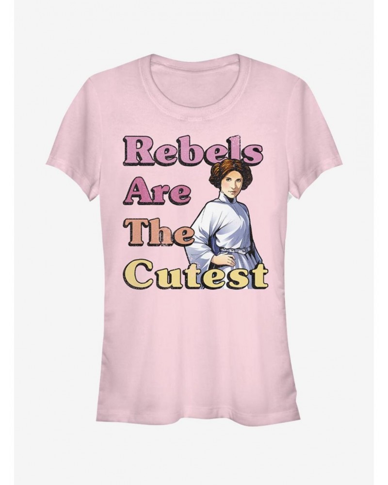 Star Wars Star Wars Princess Leia Rebels Are The Cutest Girls T-Shirt $6.31 T-Shirts