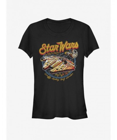 Star Wars Minimum Falcon Girls T-Shirt $6.15 T-Shirts