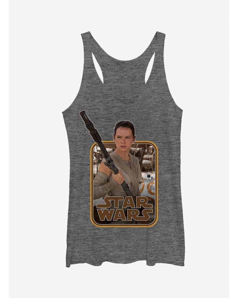 Star Wars Retro Rey and BB-8 Girls Tanks $7.67 Tanks