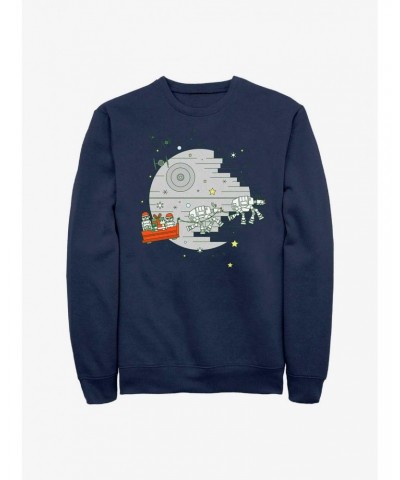 Star Wars Christmas Death Star Sweatshirt $10.33 Sweatshirts