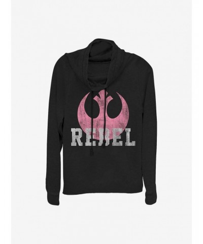 Star Wars: The Force Awakens Rebel Cowlneck Long-Sleeve Girls Top $16.16 Tops