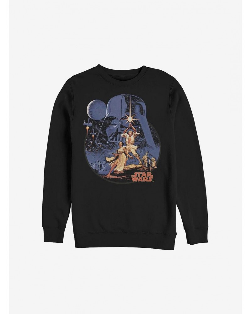 Star Wars Stellar Vintage Crew Sweatshirt $10.33 Sweatshirts