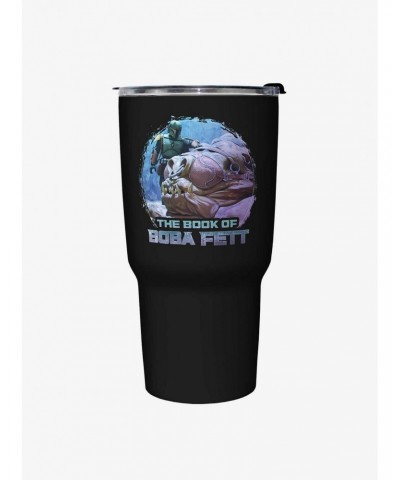 Star Wars The Book of Boba Fett Got Your Back Black Stainless Steel Travel Mug $9.57 Mugs