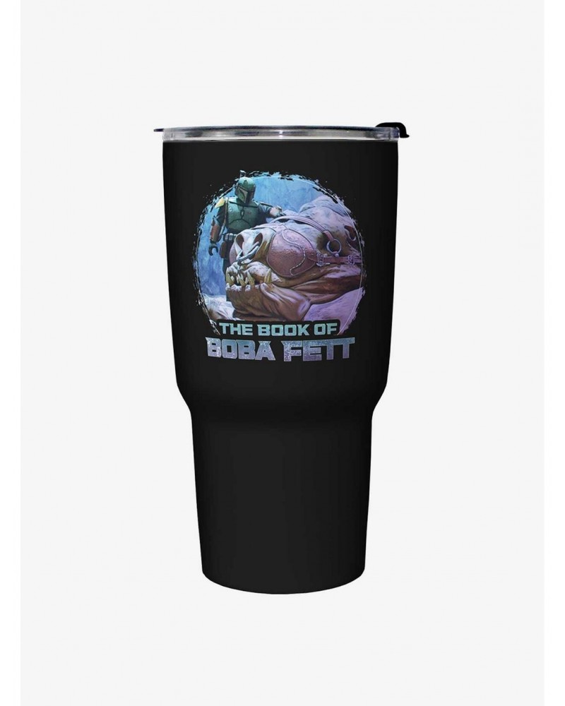 Star Wars The Book of Boba Fett Got Your Back Black Stainless Steel Travel Mug $9.57 Mugs