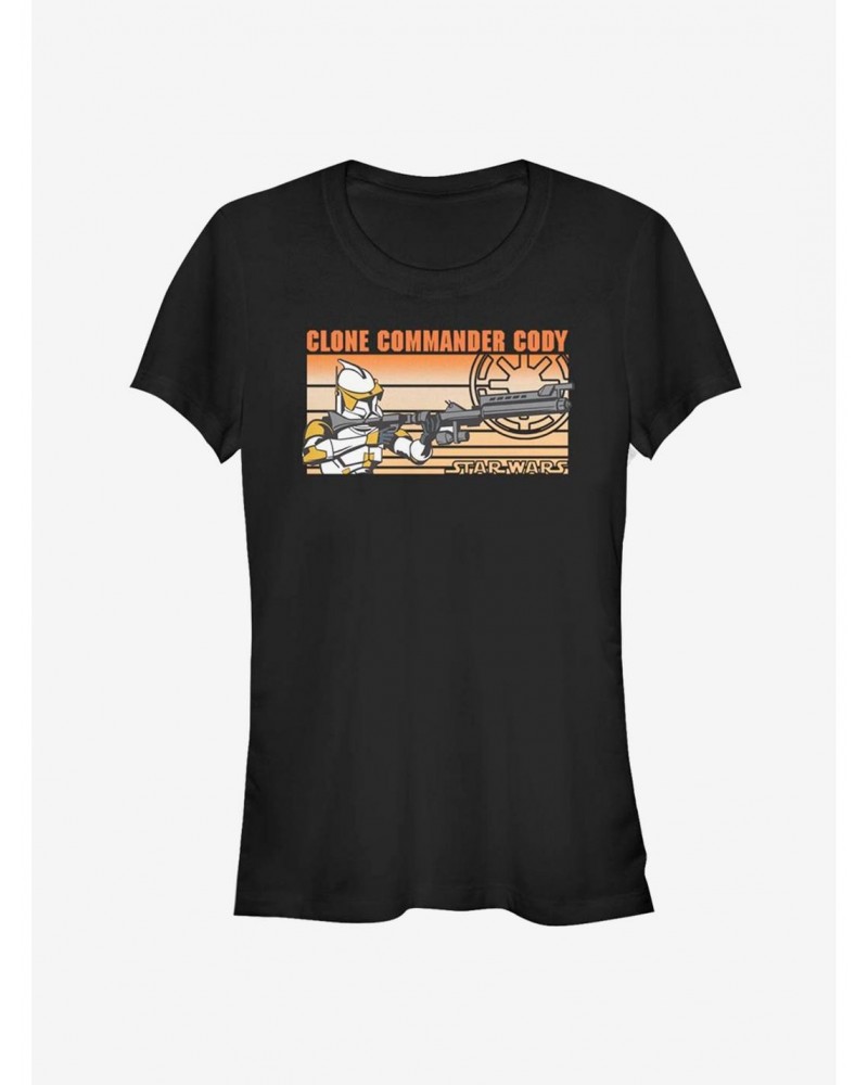 Star Wars The Clone Wars Clone Commander Cody Girls T-Shirt $7.44 T-Shirts