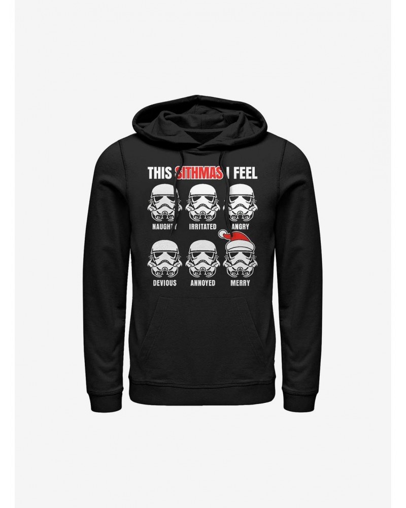 Star Wars Sithmas Feelings Holiday Hoodie $14.73 Hoodies