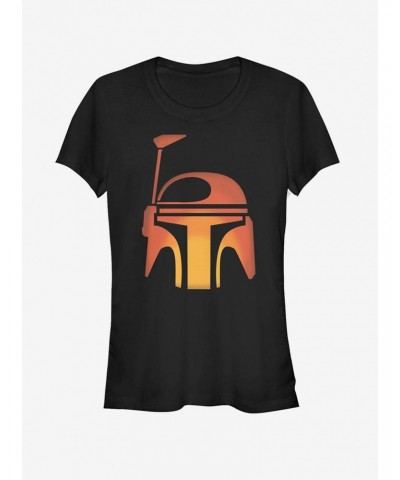 Halloween Boba Fett Pumpkin Girls T-Shirt $7.28 T-Shirts