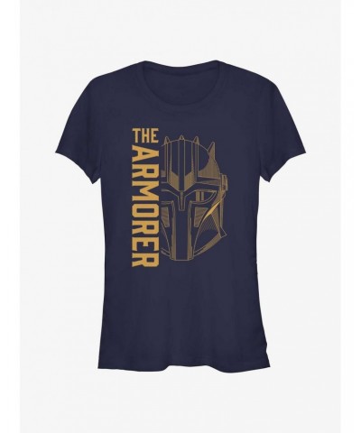 Star Wars The Mandalorian The Armorer Girls T-Shirt $7.12 T-Shirts