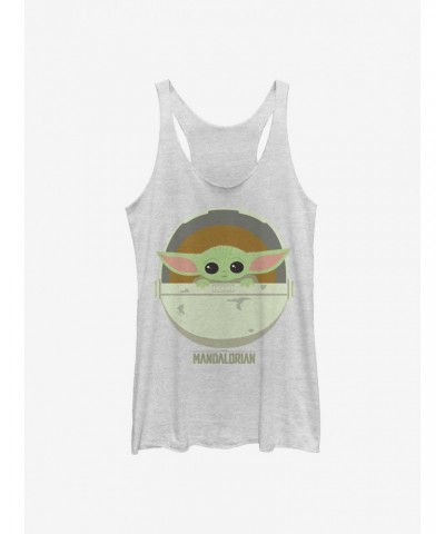 Star Wars The Mandalorian The Child Cute Bassinet Girls Tank Top $7.25 Tops