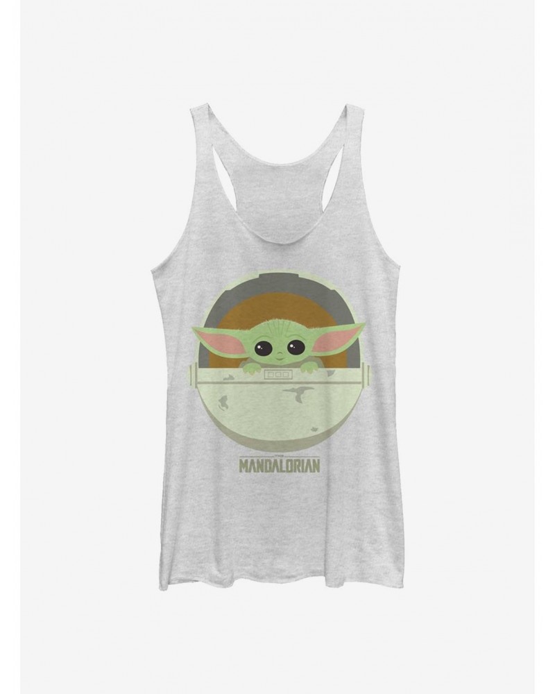 Star Wars The Mandalorian The Child Cute Bassinet Girls Tank Top $7.25 Tops