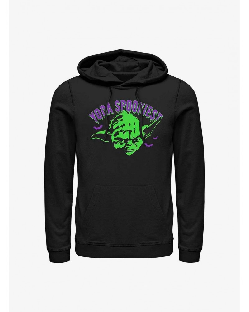 Star Wars Haunted Yoda Spookiest Hoodie $13.65 Hoodies