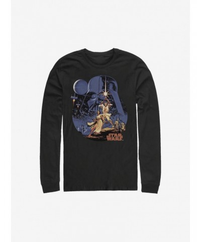 Star Wars Stellar Vintage Long-Sleeve T-Shirt $8.16 T-Shirts