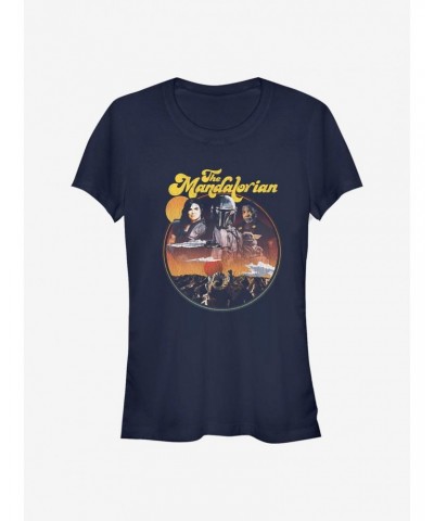 Star Wars The Mandalorian Razor Crew Girls T-Shirt $6.63 T-Shirts