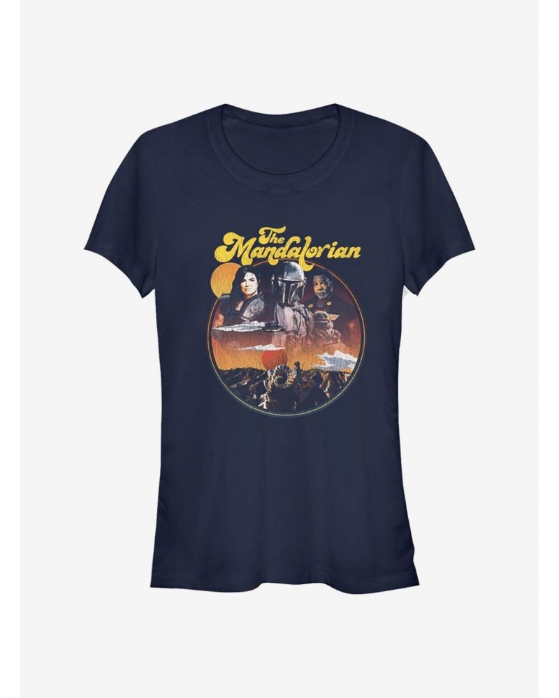 Star Wars The Mandalorian Razor Crew Girls T-Shirt $6.63 T-Shirts