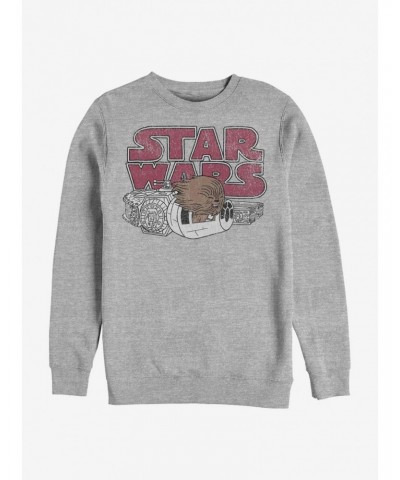 Star Wars Chewie Window Crew Sweatshirt $14.76 Sweatshirts